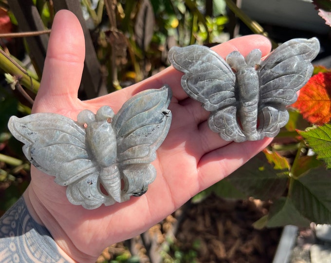 Labradorite Butterfly Crystal