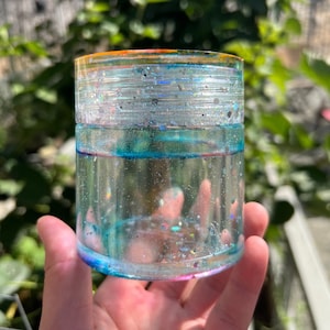 Multicolor Sparkle Resin Stash Jar, Stash Jar, Decorative Jar, Resin Art, Handmade Gift, Home Decoration, Smoker Gift, Handmade Gift,Sparkle