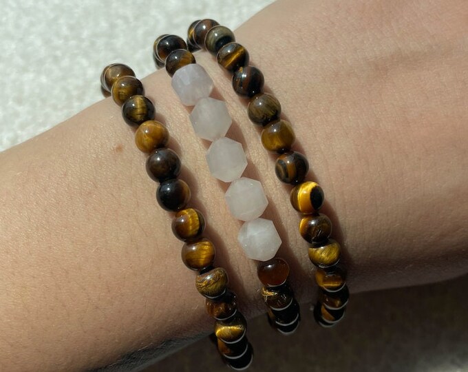 Tigers Eye Sterling Silver Bracelet