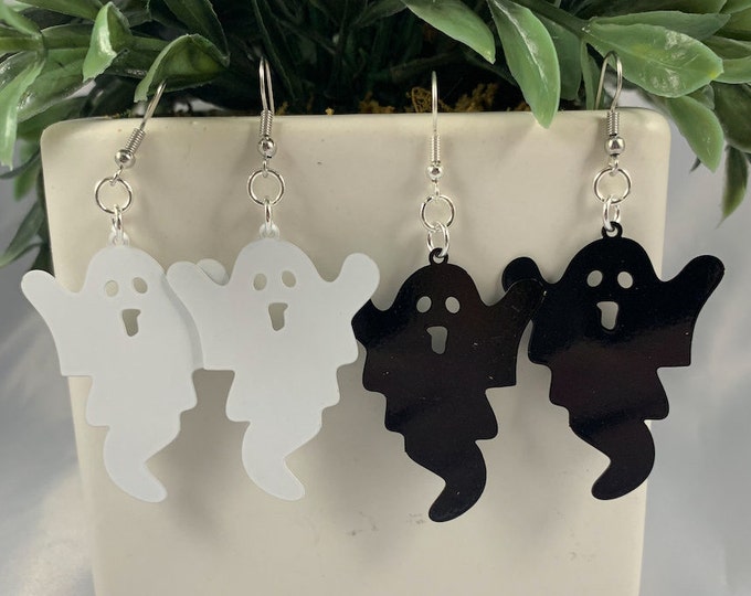 Spooky Ghost Dangle Earrings