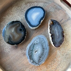 0.5 - 0.63 lb Agate Slab, Agate, Agate Crystal, Agate Slab, Agate Slice, Crystal, Crystals, Healing Crystal, Metaphysical Crystal,Home Decor