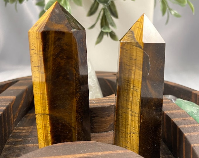 Tigers Eye Crystal Tower