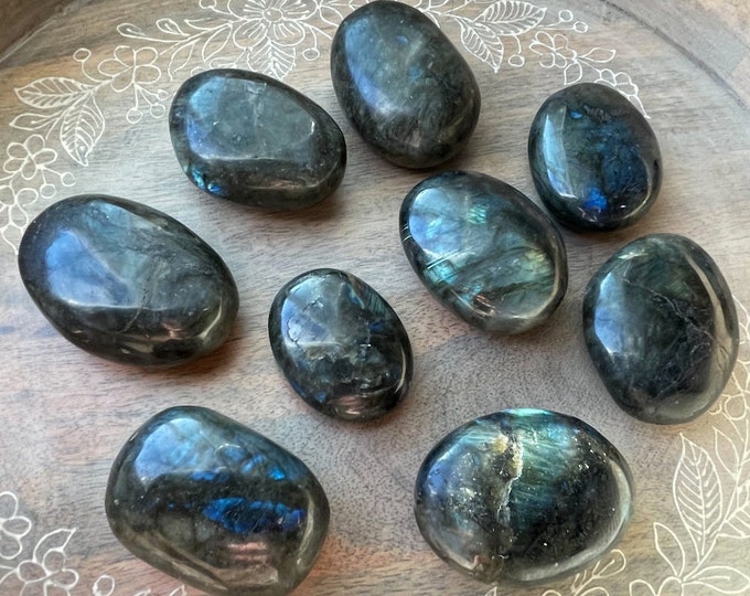 Labradorite Palm Stone Crystal