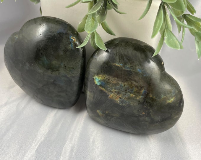 Labradorite Crystal Heart