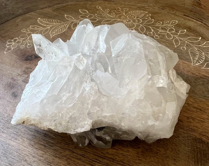 2 lb Clear Quartz Cluster