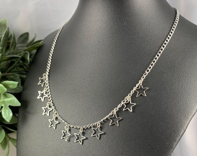 Silver Star Necklace