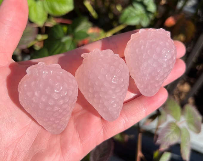 Rose Quartz Strawberry Crystal