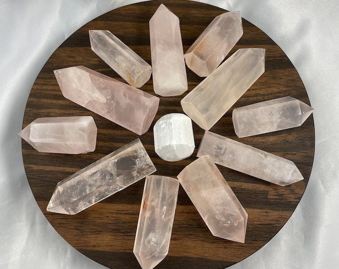 Rose Quartz Crystal Point