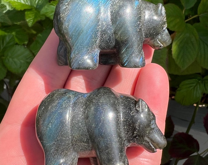 Labradorite Bear Crystal