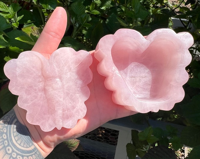 Rose Quartz Butterfly Box