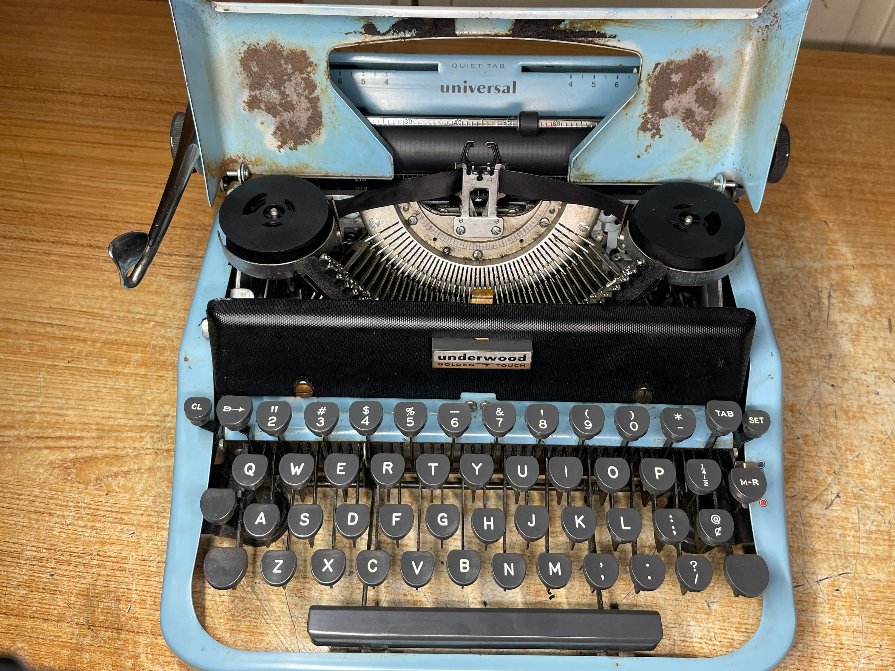 1955年製アンダーウッド ユニバーサル ビンテージ ポータブル