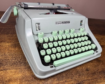 Doskonała, serwisowana maszyna do pisania Hermes 3000 z 1966 r. z nowym wałkiem 13 CPI
