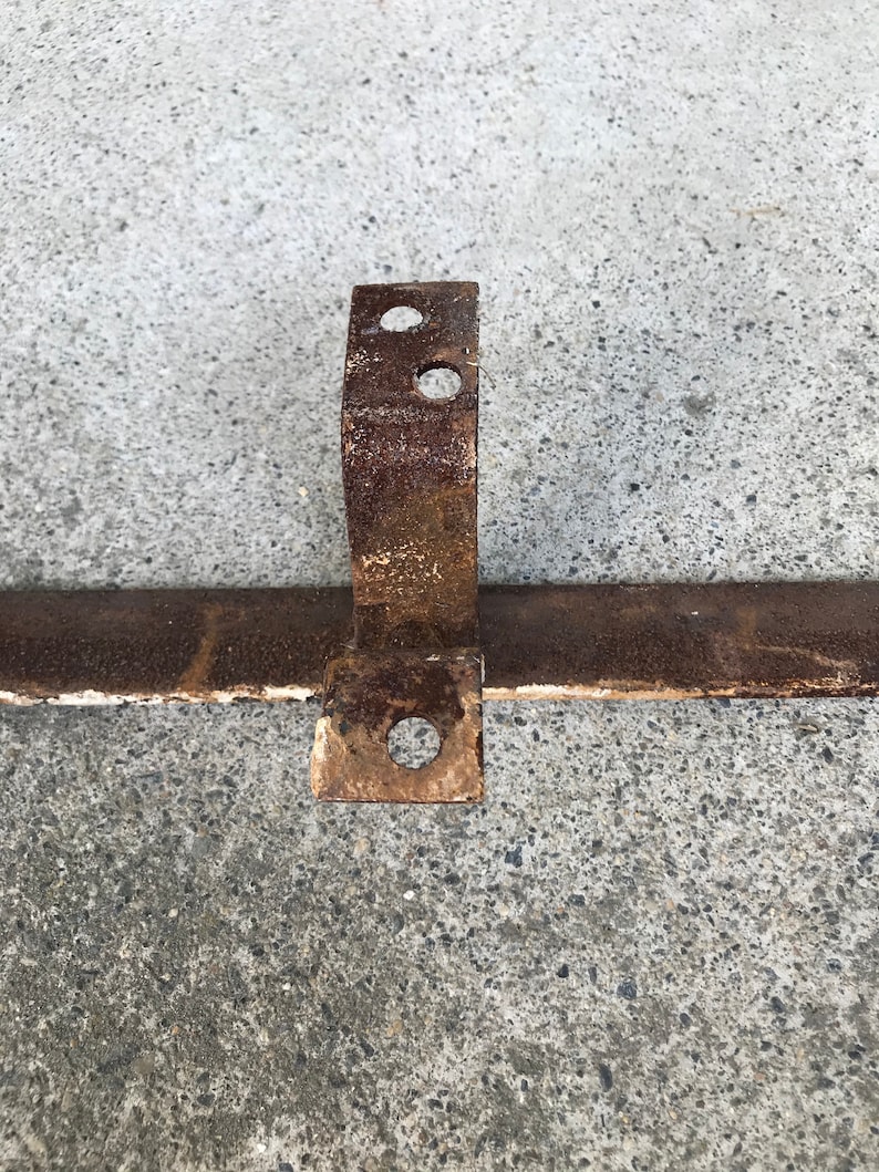 Antique barn door roller track 6ft Etsy