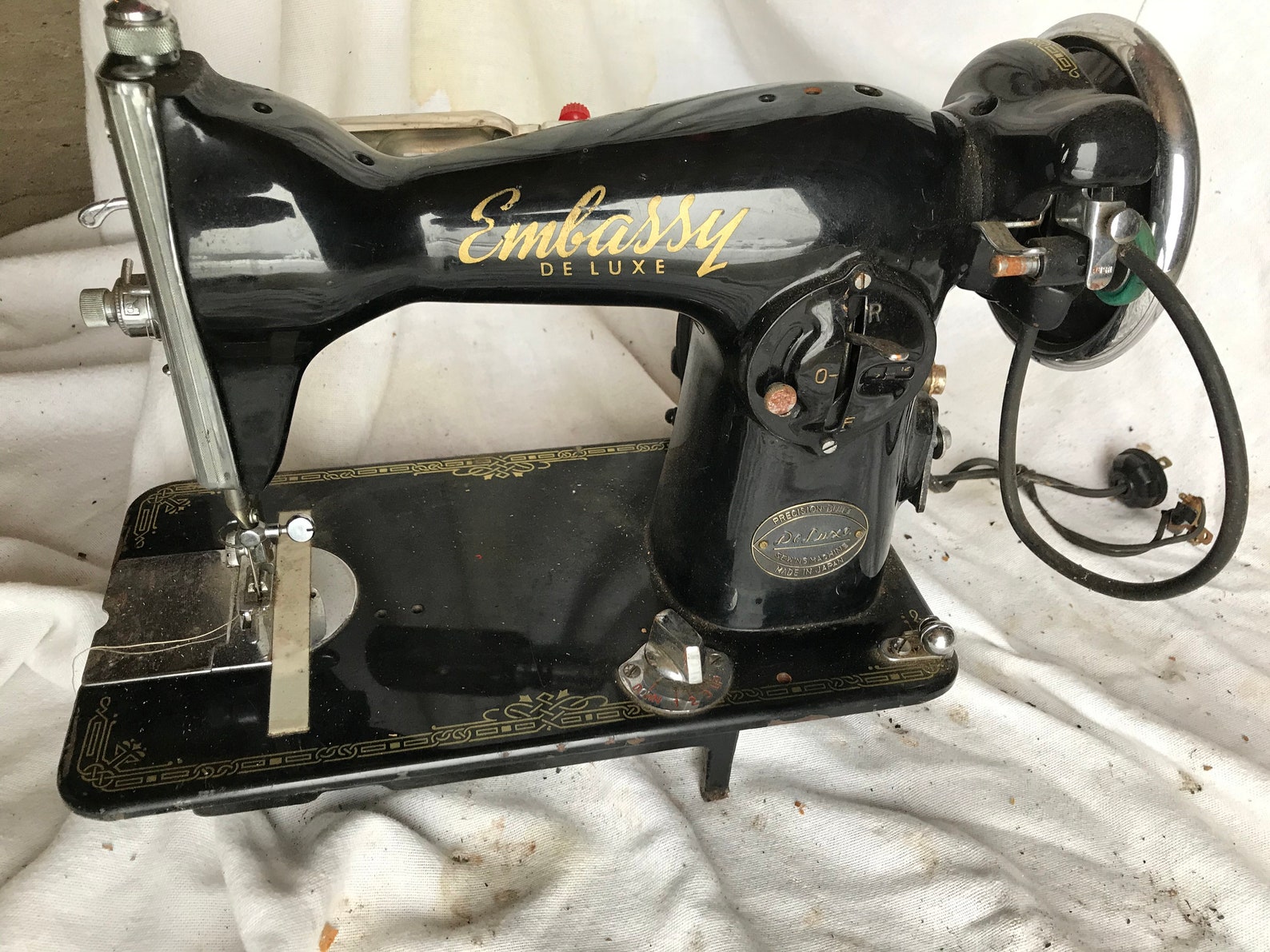 Antique Vintage Embassy Electric Sewing Machine Head | Etsy