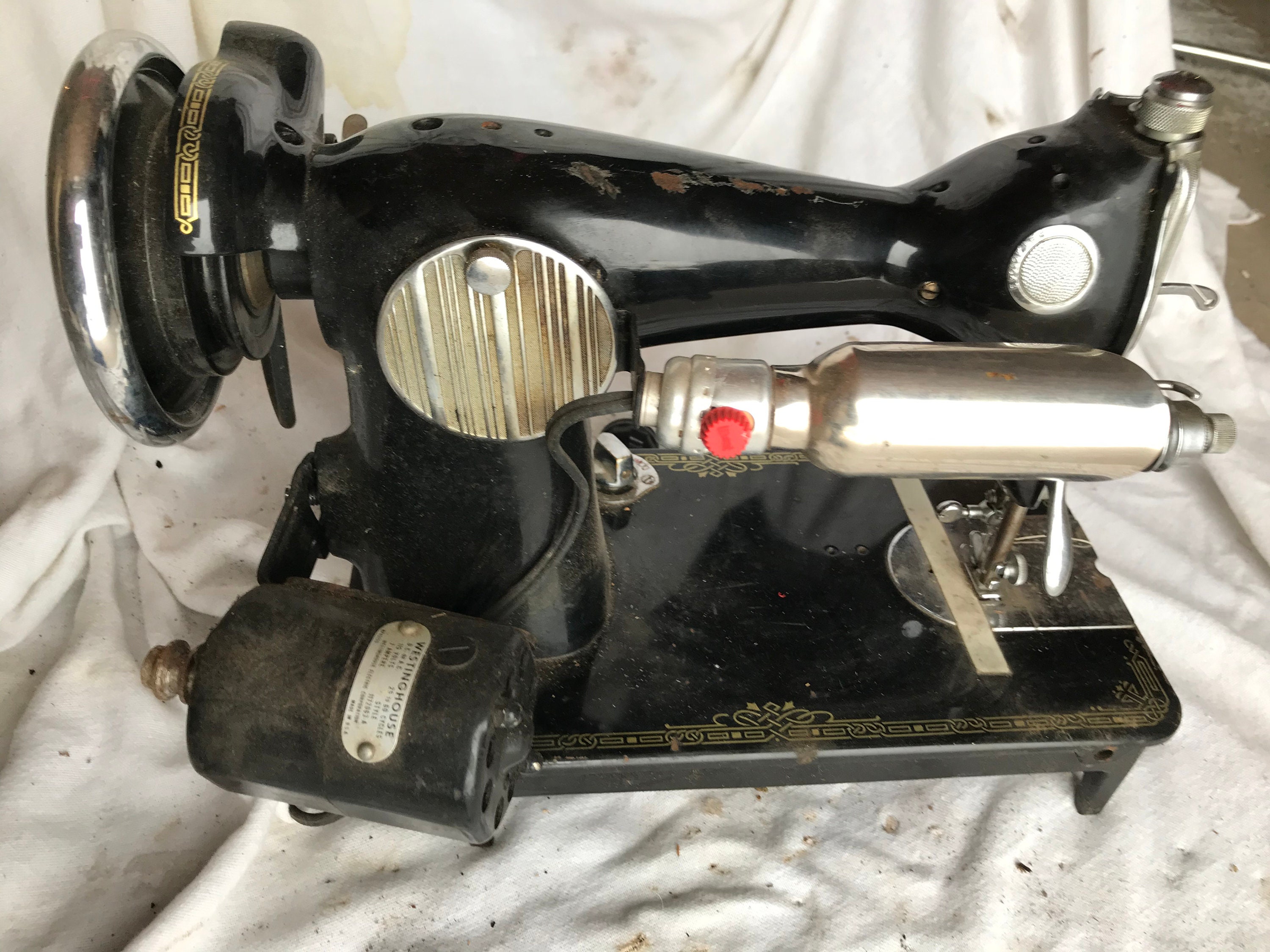 Antique Vintage Embassy Electric Sewing Machine Head | Etsy