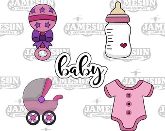 Baby Shower Cookie Cutter Set - Baby Shower Bundle