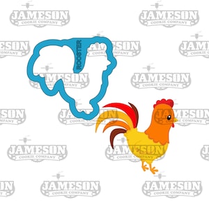 Rooster Cookie Cutter, Farm Animal Theme
