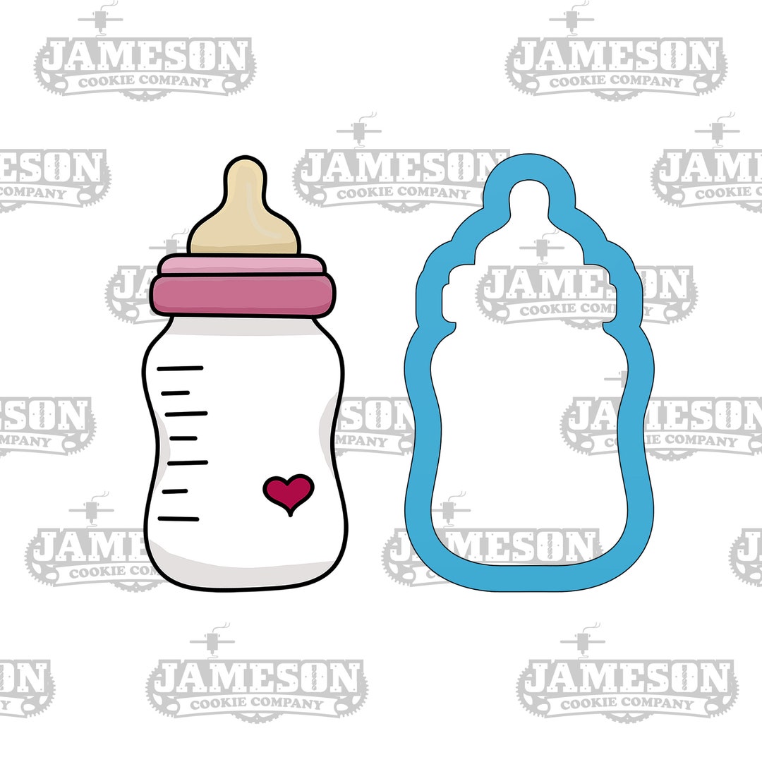 Baby Bottle Cookie Cutter Baby Shower Cookie Cutter Etsy