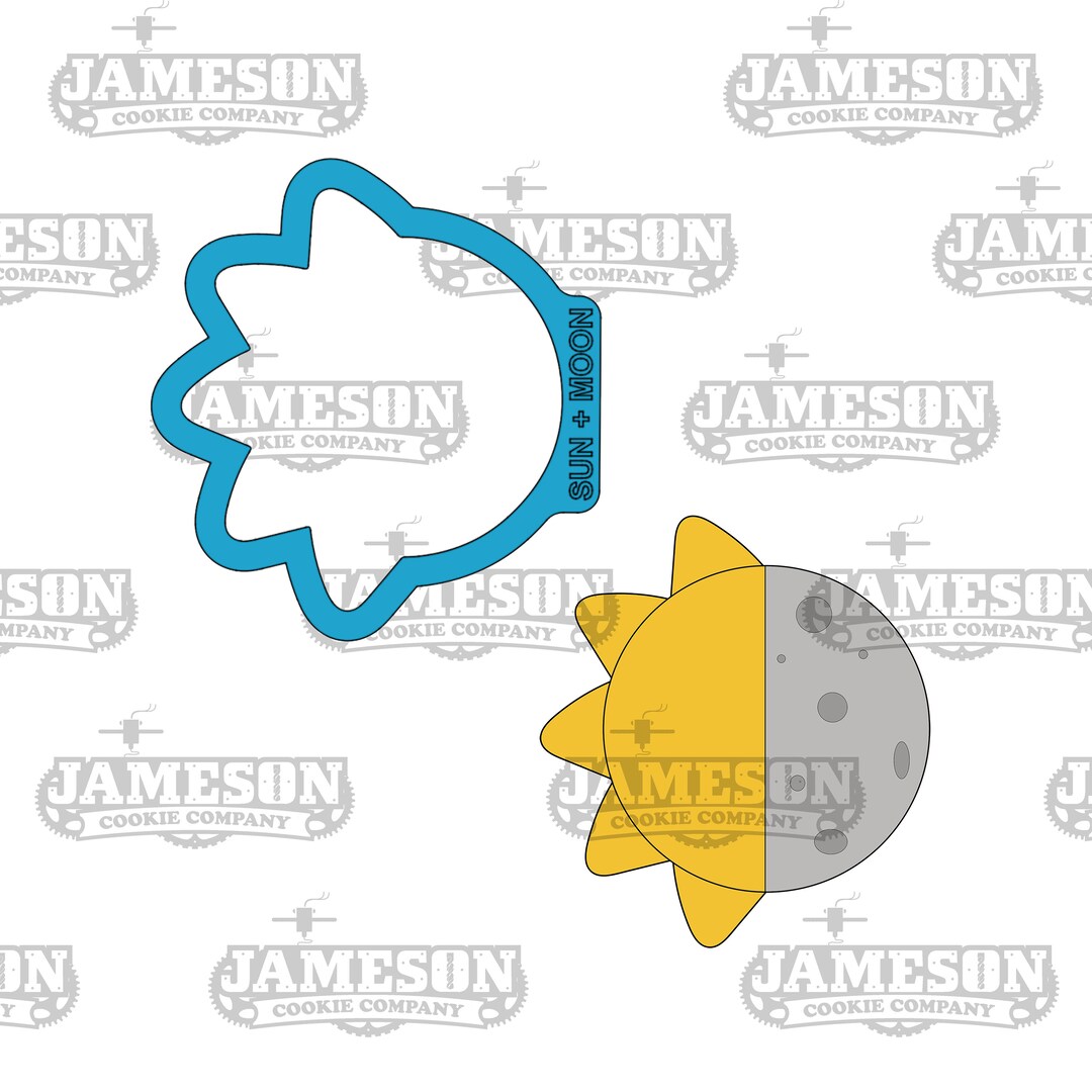 Solar Eclipse Cookie Cutter - Sun and Moon, Space Theme - Etsy