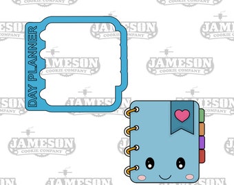 Day Planner Cookie Cutter - School or Work Theme