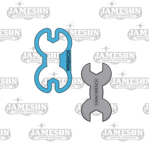 Wrench Cookie Cutter - Tool or Toolbox Theme - Father Day Theme