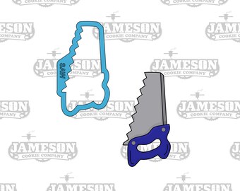 Hand Saw Cookie Cutter - Tool or Toolbox Theme - Father Day Theme