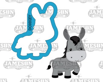 Donkey Cookie Cutter, Farm Animal Theme