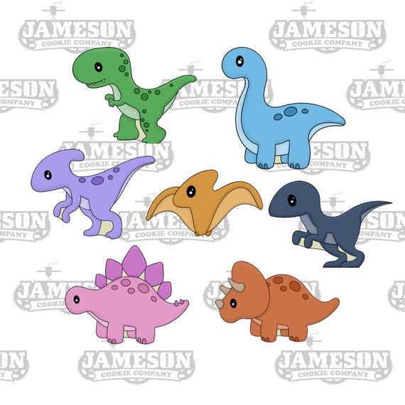 Dinosaur Cookie Cutters Set - 5 Stainless Steel Shapes For Baking & Fun Kids Food Art