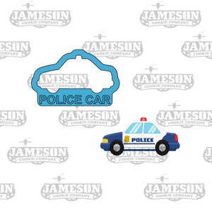 Police Car Cookie Cutter - Police Theme