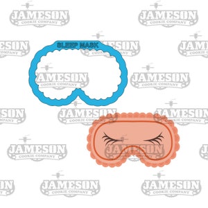 Emporte-pièce pour masque pour les yeux Spa Sleep - Thème de la fête des Mères, maman