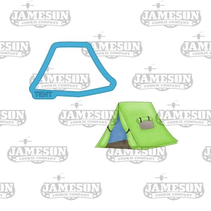 Camping Tent Cookie Cutter