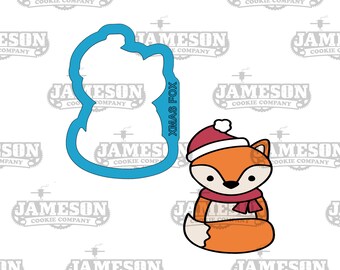 Christmas Woodland Fox Cookie Cutter