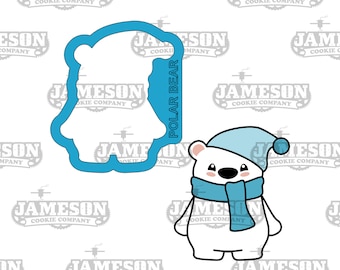 Polar Bear Cookie Cutter for Christmas