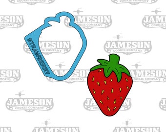 Strawberry Cookie Cutter - Food, Fruit Cookie Cutters