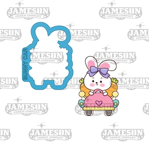 Easter Bunny In Carrot Car Cookie Cutter