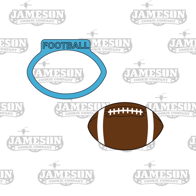 Ann Clark Large Football Cookie Cutter, 4-1/2 Made in USA