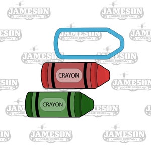 Crayon Cookie Cutter / School Cookie Cutter
