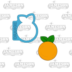 Orange Cookie Cutter - Food, Fruit Cookie Cutters