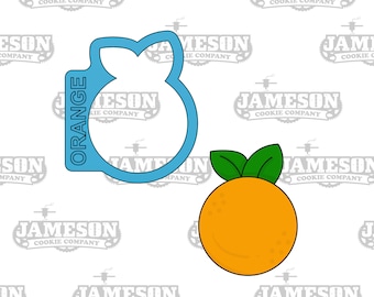 Orange Cookie Cutter - Food, Fruit Cookie Cutters
