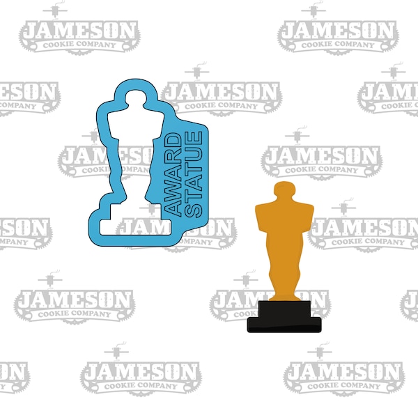 Award Statue Cookie Cutter - Movie Theme - Hollywood