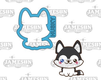 Husky Cookie Cutter - Dog Cookie Cutter