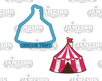 Circus Tent Cookie Cutter