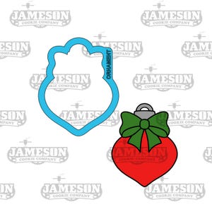 Christmas Ornament Shaped Cookie Cutter - Tree Decoration Cookie
