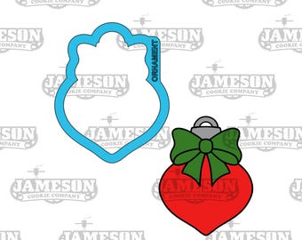 Christmas Ornament Shaped Cookie Cutter - Tree Decoration Cookie