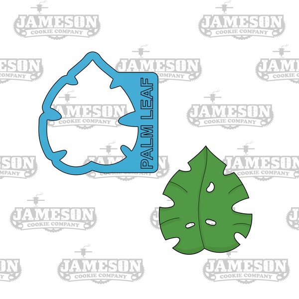 Tropical Palm Leaf Cookie Cutter