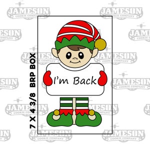 エルフの額縁 - 7 x 4 3/8 BRPボックス用クッキーカッター3点セット