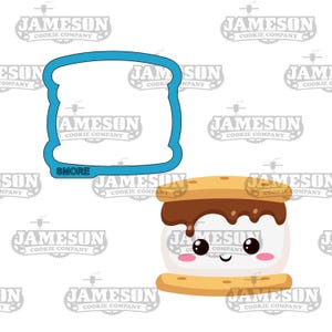 Smore Cookie Cutter - Valentine&#39;s Day, Love Theme, Camping