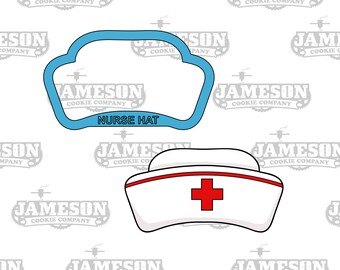 Nurse Hat Cookie Cutter - Medical Health Theme