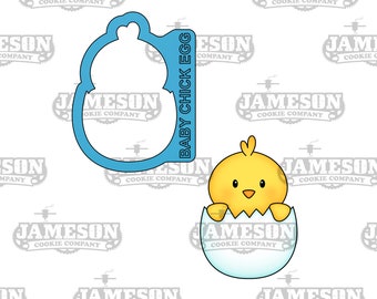 Easter Baby Chick in Egg Cookie Cutter