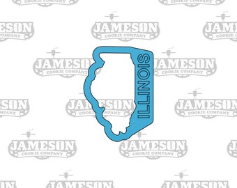 Illinois State Shape Cookie Cutter